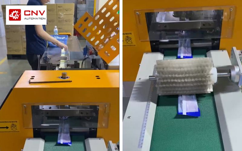HÌnh ảnh vận hành máy đóng gói bút bi tại Quận Bình Tân