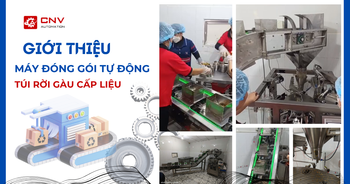 Máy đóng gói tự động túi rời gàu cấp liệu - Sản phẩm da cá tại TP.HCM