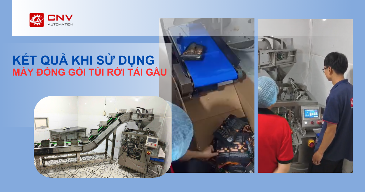 Kết quả sử dụng máy đóng gói tự động túi rời gàu cấp liệu - Sản phẩm da cá tại TP.HCM